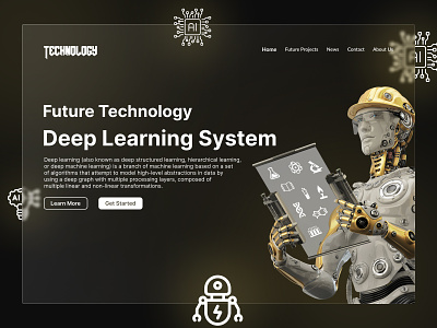 Deep Learning System Web design