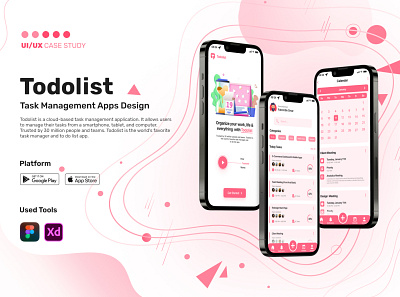 Task Management Apps UI/UX CASE STUDY analytic app design concept dashboard design management mobile app design mobile design pannel planner planner app project management task task manager team team manager tool ui ux web design