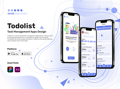 Task Management Apps UI & UX CASE STUDY analytic app design concept dashboard design management mobile app design mobile design planner planner app productivity project management task manager tasks team team manager tool ui ux web design