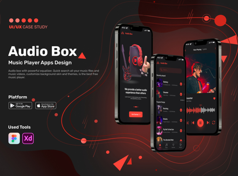Music Player Apps UI UX Design 2 by Fahim Bin Omar ‌ on Dribbble
