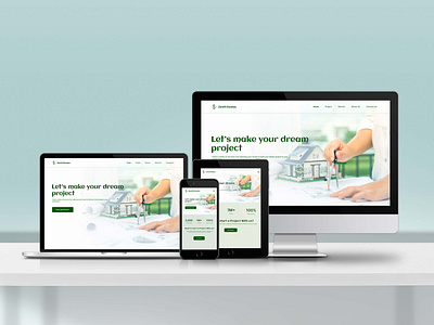 Real Estate Responsive Website UI UX Design