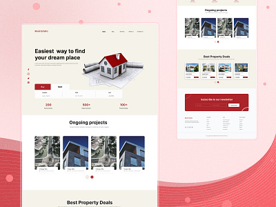 Buy, rent, sell property easily real estate web design