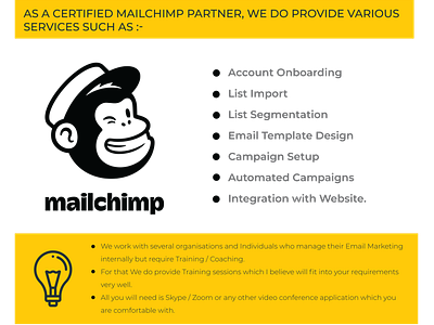 Hire a Mailchimp Trainer to jack up your Email Game by Mailchim