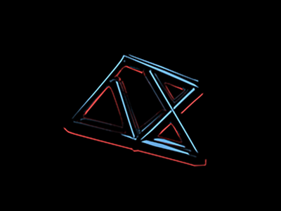 XX 3d letter neon