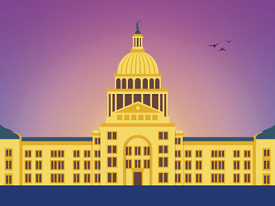 Austin Capitol austin capitol icon illustration texas