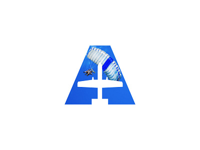 A10 Partners Logo airplane blue branding icon letter a logo logomark sky