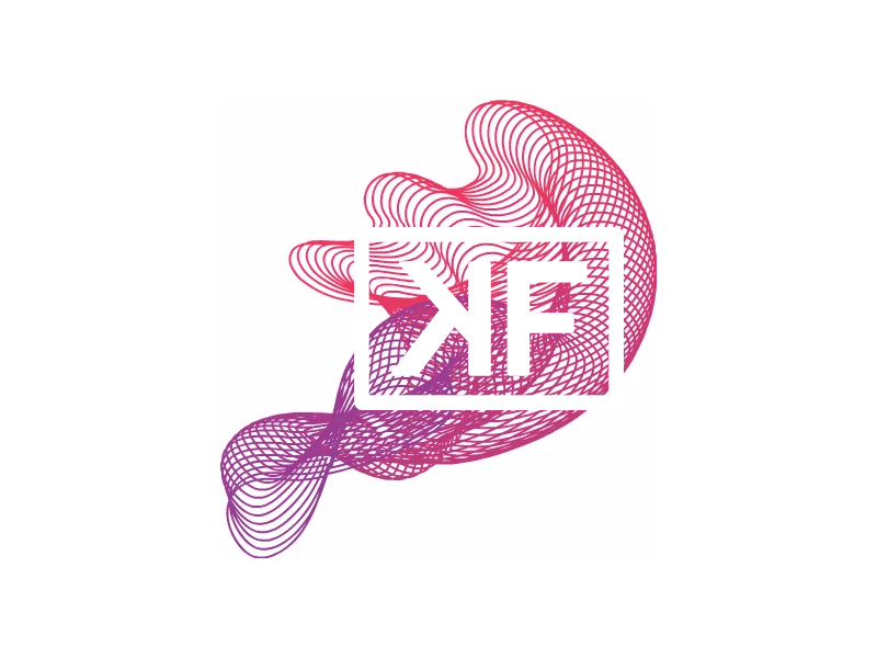 Kungfu.AI Logo animation artificial intelligence branding kungfu logo logomark monogram purple red