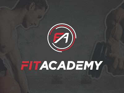 Fit Academy branding fit graphic design logo sport stationary