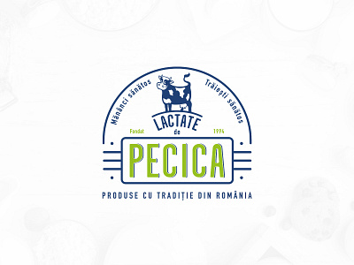 Lactate de Pecica branding graphic design logo packa social media vizual design webiste