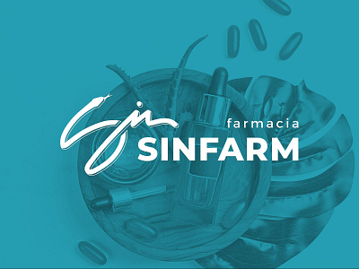 Sinfarm graphic design logo pharmacy social media visual design