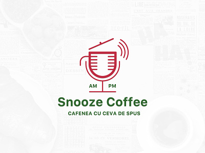 Snooze Coffee branding coffee graphic design logo party social media visual design