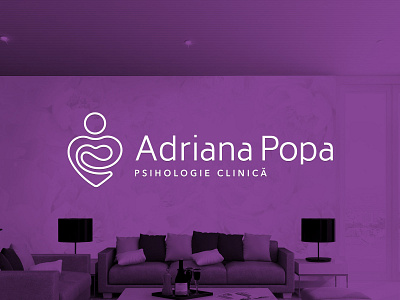 Adriana Popa Psychologist branding graphic design logo social media visual design website