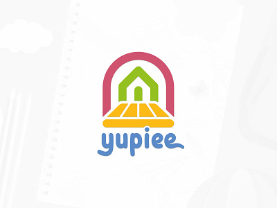 Yupiee branding graphic design kids logo social media visual design website