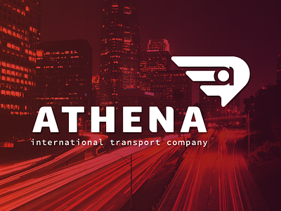 Athena Transport highway logistics owlwing signage transport wing