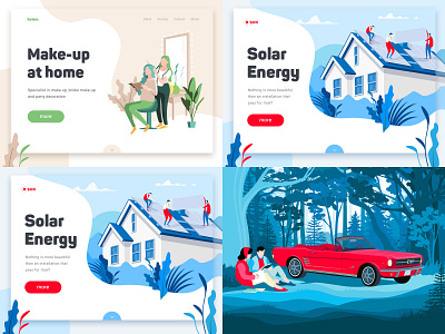 Our Top 4 Shots of 2018 on Dribbble concept dribbble graphics illustration interface top4shots ui web design website