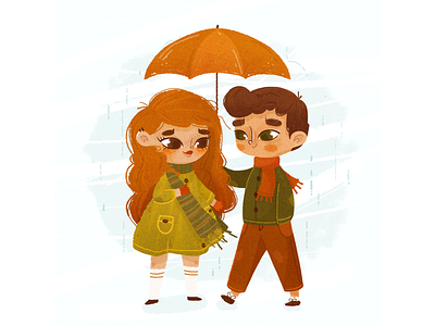 Umbrella Drawing Designs Themes Templates And Downloadable Graphic Elements On Dribbble