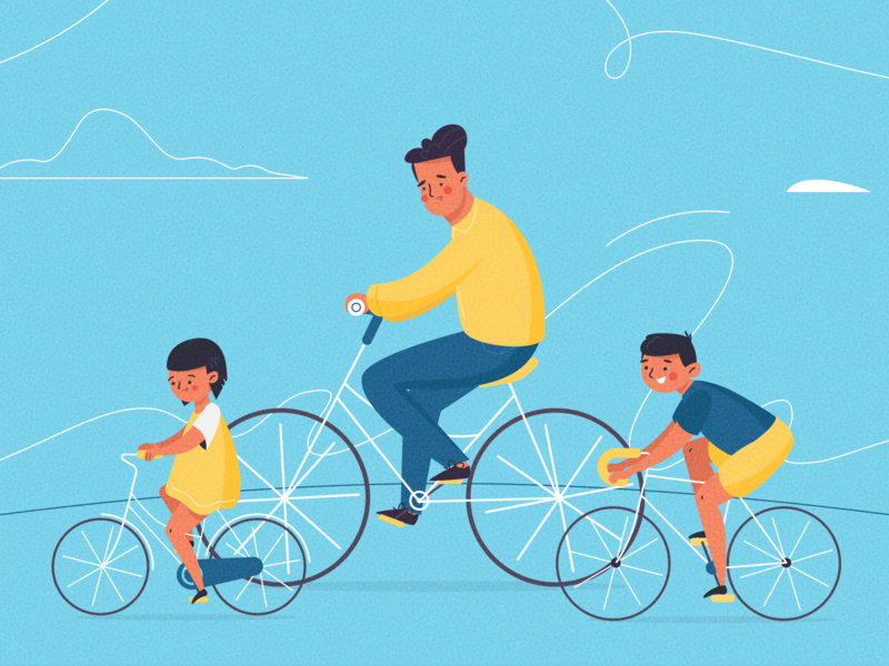 Cycling By Mila Spasova On Dribbble