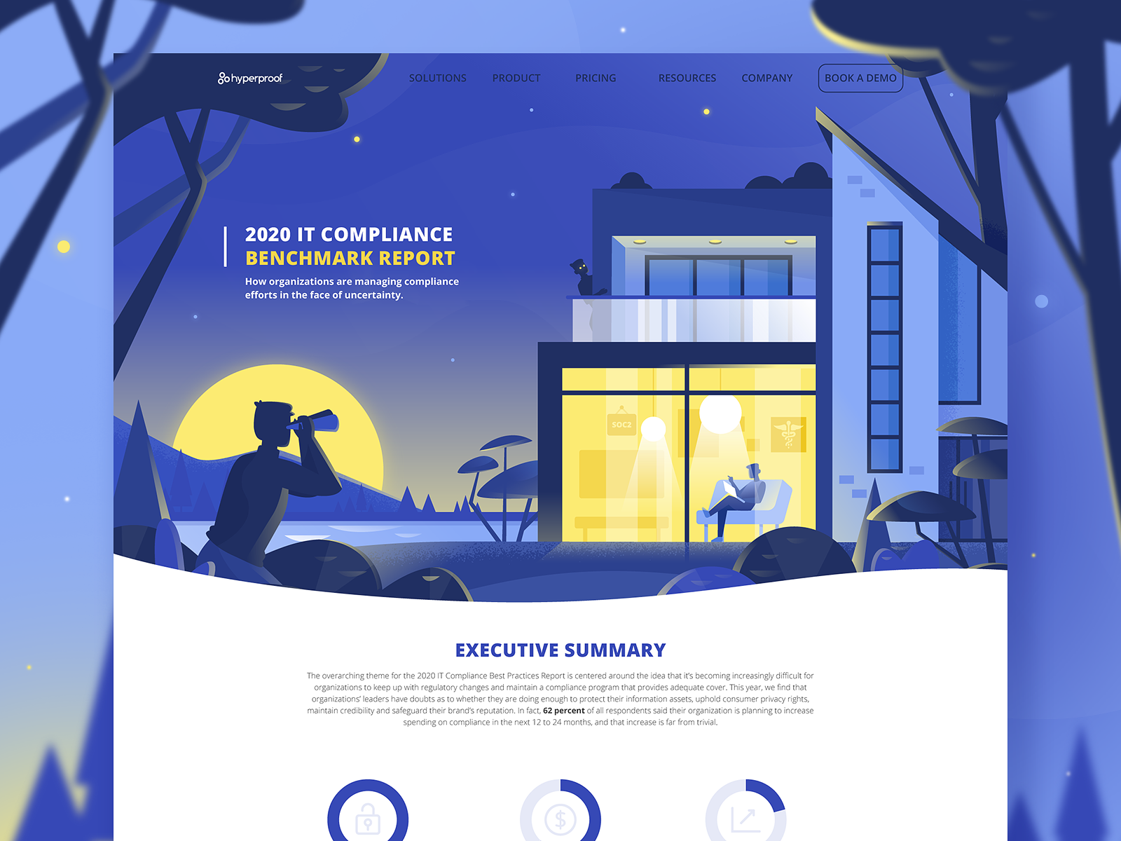 The Face of Uncertainty privacy data security home house summary crime report compliance website typography man icon ux ui woman flat character vector illustration