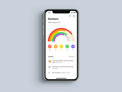 Rainbow Concept interaction ui ux