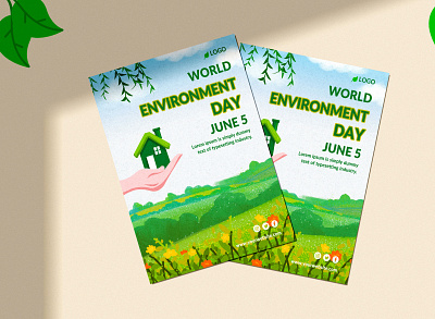 World Environment Day Poster Template 5 june ad advert advertisement advertising banner design environment green marketing natural nature poster psd save nature template trees world