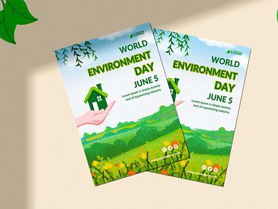 World Environment Day Poster Template 5 june ad advert advertisement advertising banner design environment green marketing natural nature poster psd save nature template trees world