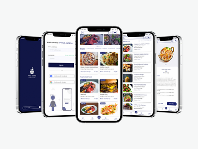 Food Mobile App UI design