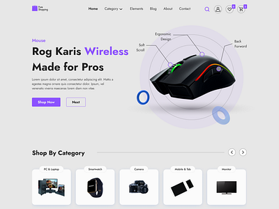 Ecommerce Home Page