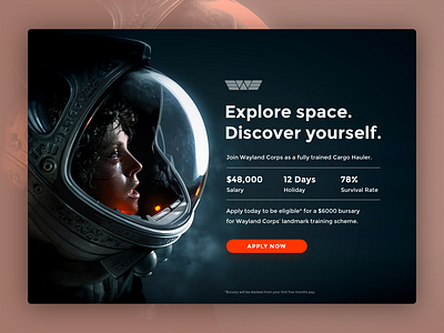 Daily UI #3 – Landing Page design interface landing page ui user ux website