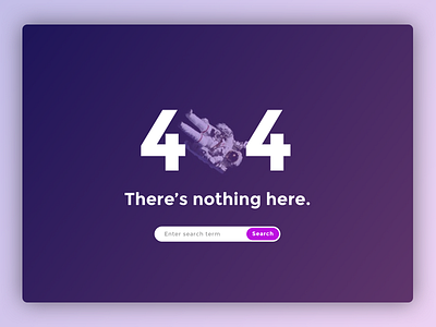 Daily Ui #8 – 404 Page (cont.)