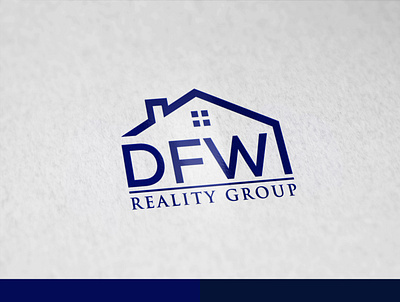 DFW- real estate branding design graphic design illustration logo minimal real estate logo