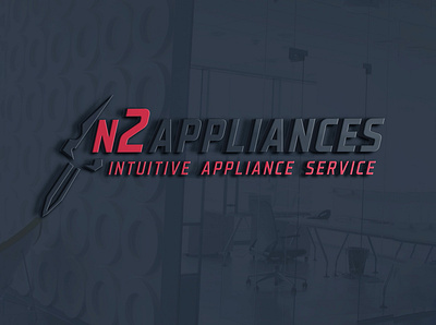 N2 Appliances appliances logo flat logo graphic design logo minimal minimal logo repair logo