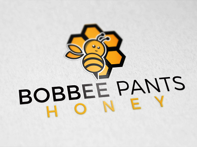 Honey Bee design flat logo food logos graphic design honey logo illustration logo logo design minimal logo modern logo