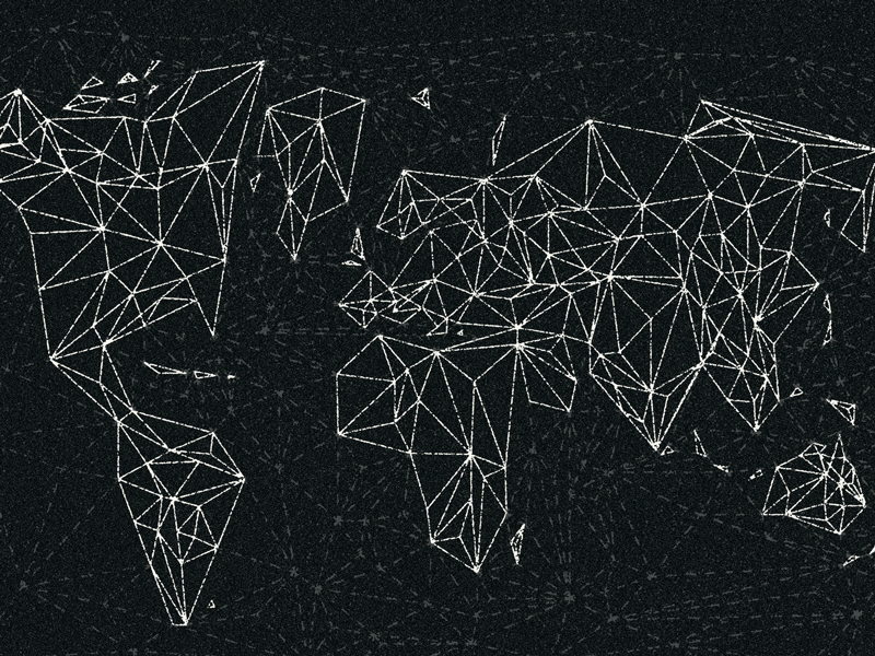 Mappa Mundi africa america asia australia country east europe grain grid illustration island map noise north poster sea south ui west world