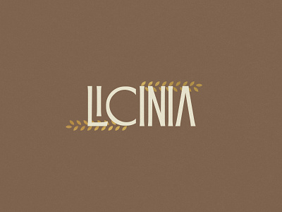 Licinia - Type branding classic custom emperor empire film font italy leaf licinia logo old pseudo brand roman rome theater title type typeface typography
