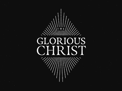 The Glorious Christ Album album art christ christian glorious gospel grace grunge line lineart music rays sovereign the