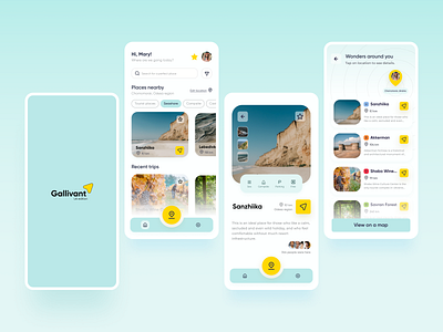 Mobile app / Travel / Concept app design mobile app mobile design travel app ui ui design ux design