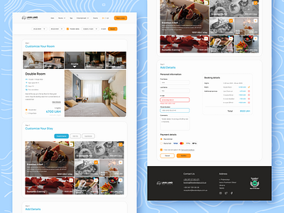 Booking page for a hotel booking page design hotel ui ux webdesign website