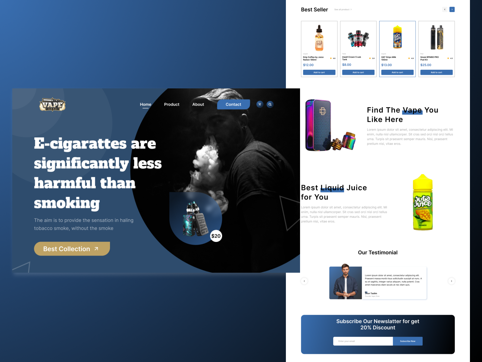 vape-zone-online-store-by-mahtyaz-dwiky-on-dribbble