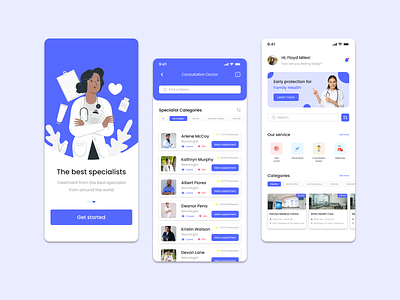 Health Care - Mobile App Ui