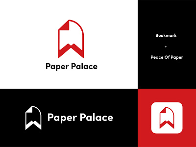 Logo Design For Book Publishing Company author book bookmark branding design illustration logo paper typography vector