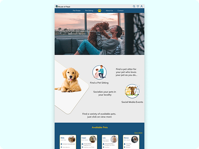 House of Paws Landing Page