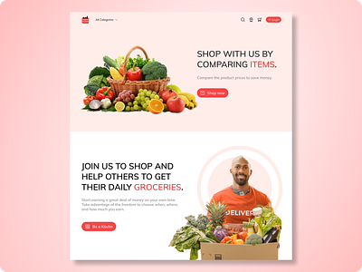 Korb: Landing Page