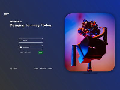 Login Page design illustration ui ux