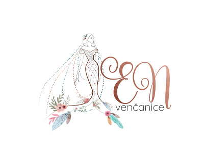 Logo Design for EN Wedding Gowns