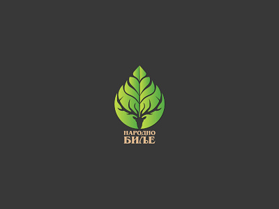 Logo Design for Folk Herbs brand identity branding design folk graphic design herbs logo nature plants serbia vector