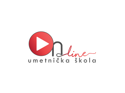 Logo and Branding for Online Art School art brand identity branding design graphic design logo online school serbia