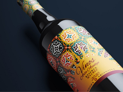 Arte Azulejo Wine Label Design alcohol argentina columbia design graphic design label label design wine wine label