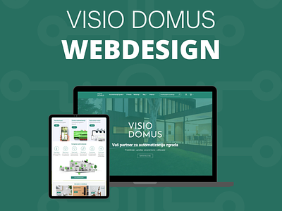 Web Design Project Visio Domus croatia design onlinestore smarthome web webdesign webshop website webstore