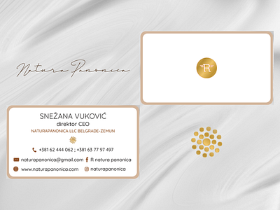 Natura Panonica Business Cards Design