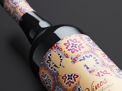 Arte Azulejo Vinos Label Design design graphic design label label design vino wine